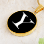 Initial Y v3a - 18k Gold Finished Luxury Necklace