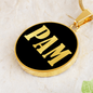 Pam v02 - 18k Gold Finished Luxury Necklace