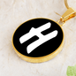 Initial H v3b - 18k Gold Finished Luxury Necklace