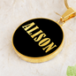 Alison v02 - 18k Gold Finished Luxury Necklace