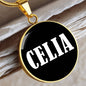 Celia v03 - 18k Gold Finished Luxury Necklace