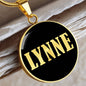 Lynne v02 - 18k Gold Finished Luxury Necklace