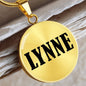 Lynne v01 - 18k Gold Finished Luxury Necklace