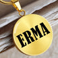 Erma v01 - 18k Gold Finished Luxury Necklace