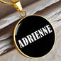 Adrienne v03 - 18k Gold Finished Luxury Necklace