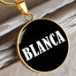 Blanca v03 - 18k Gold Finished Luxury Necklace