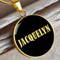 Jacquelyn v02 - 18k Gold Finished Luxury Necklace