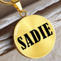 Sadie v01 - 18k Gold Finished Luxury Necklace