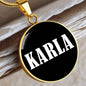 Karla v03 - 18k Gold Finished Luxury Necklace