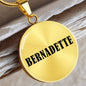 Bernadette v01 - 18k Gold Finished Luxury Necklace