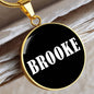 Brooke v03 - 18k Gold Finished Luxury Necklace