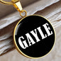 Gayle v03 - 18k Gold Finished Luxury Necklace