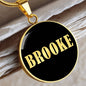 Brooke v02 - 18k Gold Finished Luxury Necklace