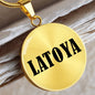 Latoya v01 - 18k Gold Finished Luxury Necklace