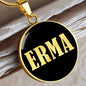 Erma v02 - 18k Gold Finished Luxury Necklace