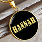 Hannah v02 - 18k Gold Finished Luxury Necklace