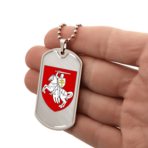 Pahonia (Belarus) - Luxury Dog Tag Necklace
