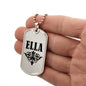 Ella v01a - Luxury Dog Tag Necklace