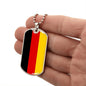German Flag - Luxury Dog Tag Necklace