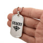 Stacey v01a - Luxury Dog Tag Necklace