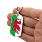 Welsh Flag - Luxury Dog Tag Necklace