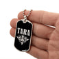Tara v02a - Luxury Dog Tag Necklace