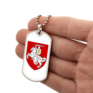 Pahonia (Belarus) v2 - Luxury Dog Tag Necklace