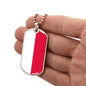 Polish Flag - Luxury Dog Tag Necklace