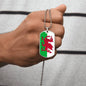 Welsh Flag - Luxury Dog Tag Necklace