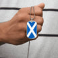 Scottish Flag - Luxury Dog Tag Necklace