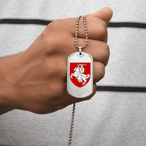 Pahonia (Belarus) - Luxury Dog Tag Necklace