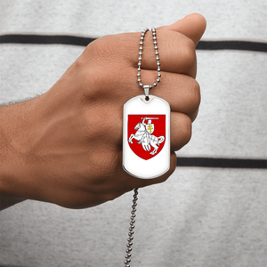 Pahonia (Belarus) v2 - Luxury Dog Tag Necklace