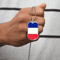 French Flag - Luxury Dog Tag Necklace