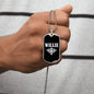 Willie v03a - Luxury Dog Tag Necklace
