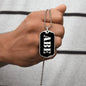 Abe v2 - Luxury Dog Tag Necklace