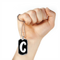 Initial C v3b - Luxury Dog Tag Necklace