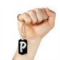 Initial P v2b - Luxury Dog Tag Necklace