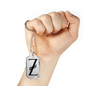 Initial Z v001-21 - Luxury Dog Tag Necklace