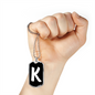 Initial K v3b - Luxury Dog Tag Necklace