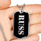 Russ v2 - Luxury Dog Tag Necklace
