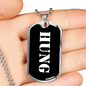 Hung v3 - Luxury Dog Tag Necklace