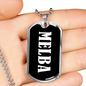Melba v03 - Luxury Dog Tag Necklace