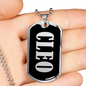 Cleo v02 - Luxury Dog Tag Necklace