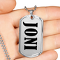 Joni v01 - Luxury Dog Tag Necklace