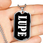Lupe v03 - Luxury Dog Tag Necklace