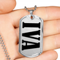 Iva v01 - Luxury Dog Tag Necklace