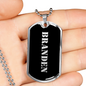 Branden v2 - Luxury Dog Tag Necklace