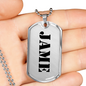 Jame - Luxury Dog Tag Necklace