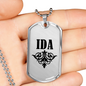Ida v01a - Luxury Dog Tag Necklace