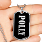 Polly v02 - Luxury Dog Tag Necklace